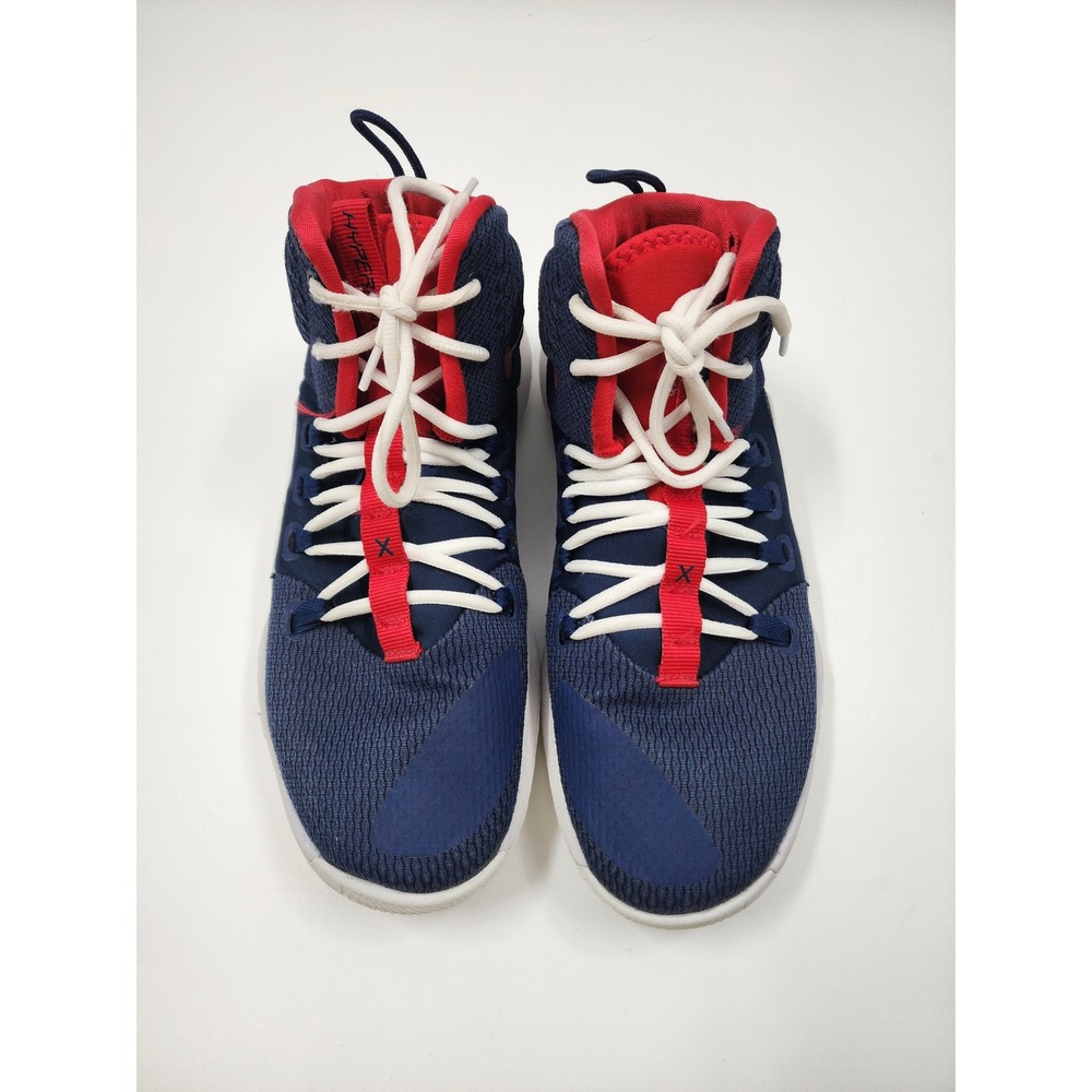 Nike Hyperdunk X Midnight Navy Red White Basketball Shoes AR0467-400 Mens 8